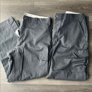 2pr Men's Red Kap Industrial Cargo Pants mechanic Dickies 40/32